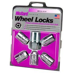 McGard - McGard Wheel Lock Nut Set - 5pk. (Cone Seat) 1/2 - 20 / 3/4 &13/16 Dual Hex / 1.46in. Length - Chrome - Demon Performance