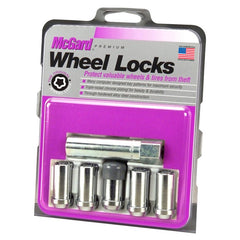McGard - McGard Wheel Lock Nut Set - 5pk. (Tuner / Cone Seat) 1/2 - 20 / 13/16 Hex / 1.60in. L. - Chrome - Demon Performance
