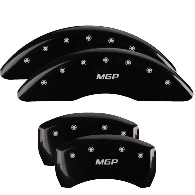 MGP - MGP 4 Caliper Covers Engraved Front 2015/Mustang Engraved Rear 2015/Bar & Pony ylw finish black ch - Demon Performance