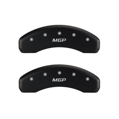 MGP - MGP 4 Caliper Covers Engraved Front & Rear MGP Red finish silver ch - Demon Performance
