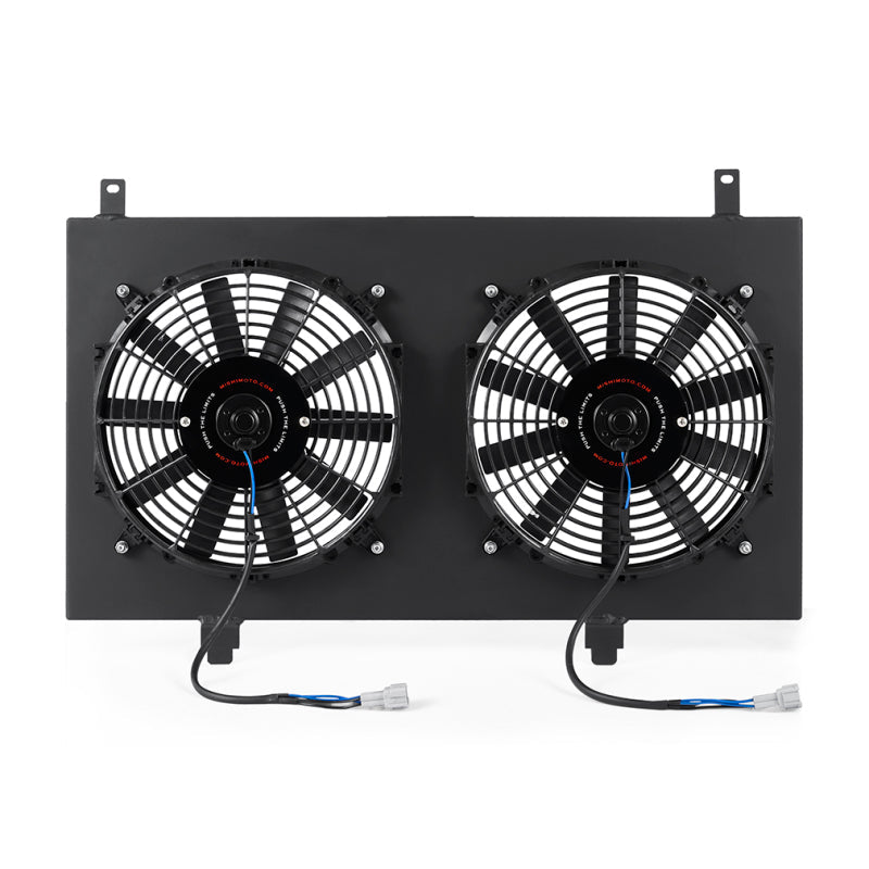 Mishimoto - Mishimoto 03 - 06 Nissan 350Z Aluminum Fan Shroud Black - Demon Performance