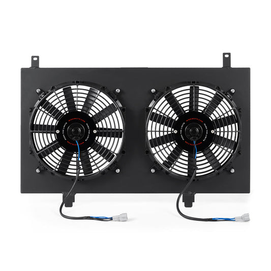 Mishimoto - Mishimoto 03 - 06 Nissan 350Z Aluminum Fan Shroud Black - Demon Performance