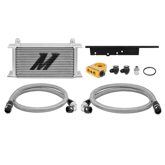 Mishimoto - Mishimoto 03 - 09 Nissan 350Z / 03 - 07 Infiniti G35 (Coupe Only) Oil Cooler Kit - Thermostatic - Demon Performance