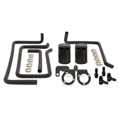 Mishimoto - Mishimoto 09+ Nissan 370Z Direct Fit Baffled Oil Catch Can - Black - Demon Performance