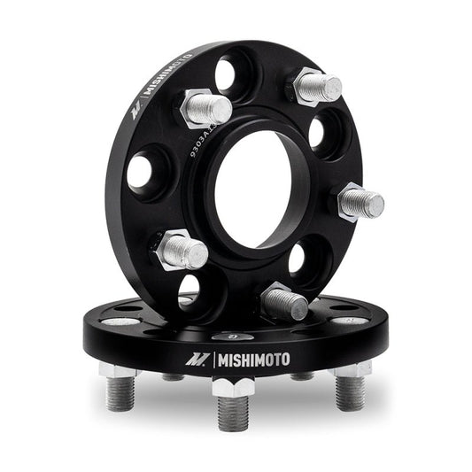 Mishimoto - Mishimoto Wheel Spacers - 5x114.3 - 66.1 - 30 - M12 - Black - Demon Performance