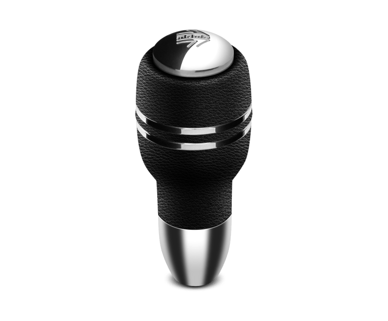 MOMO - Momo Automatico Shift Knob - Black Leather, Chrome Insert - Demon Performance