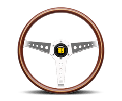 MOMO - Momo California Wood Steering Wheel 360 mm - Mahogany Wood/Pol Spokes - Demon Performance