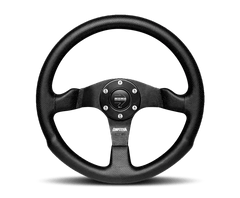 MOMO - Momo Competition Steering Wheel 350 mm - Black AirLeather/Black Spokes - Demon Performance