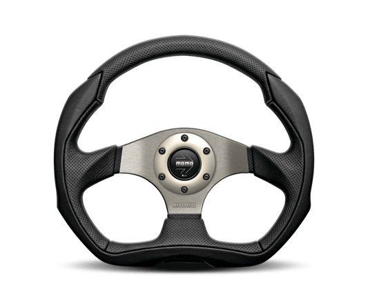 MOMO - Momo Eagle Steering Wheel 350 mm - Black Leather/Anth Spokes - Demon Performance