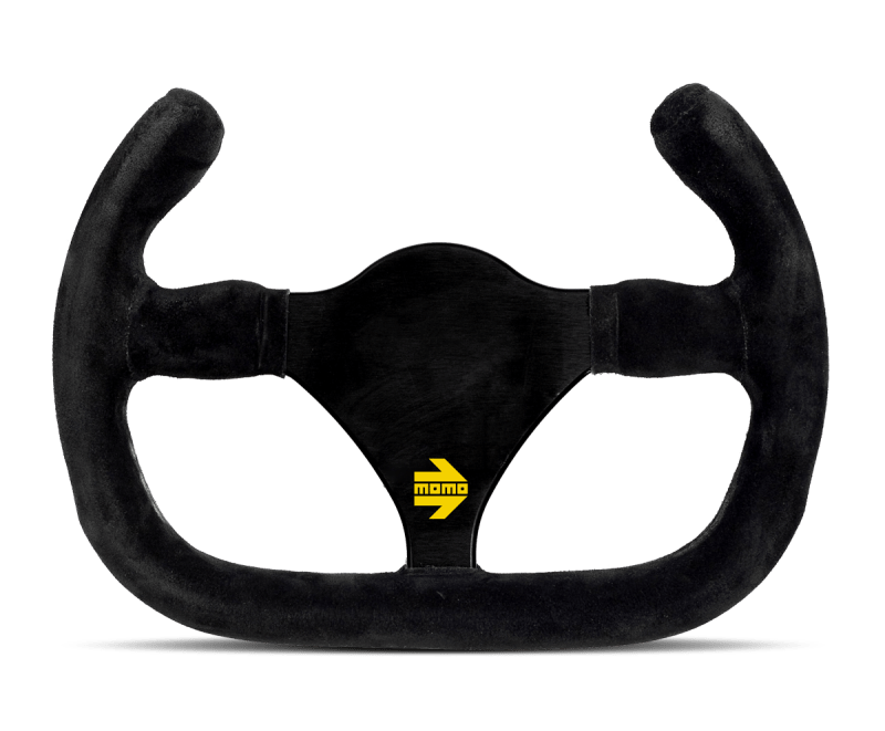 MOMO - Momo MOD27/C Steering Wheel 270 mm - Black Suede/Black Spokes - Demon Performance