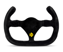 MOMO - Momo MOD27/C Steering Wheel 270 mm - Black Suede/Black Spokes - Demon Performance