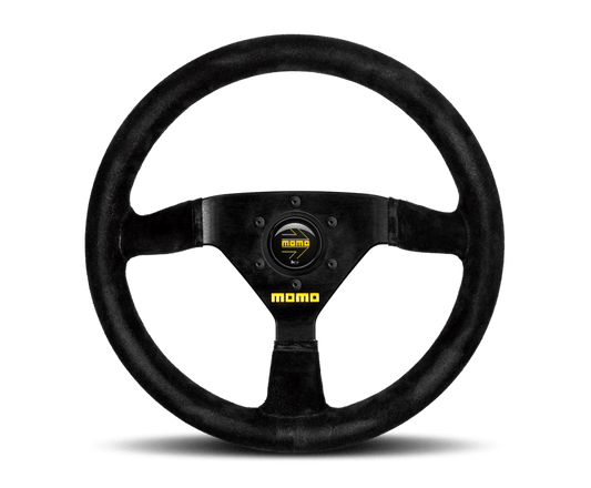 MOMO - Momo MOD69 Steering Wheel 350 mm - Black Suede/Black Spokes - Demon Performance