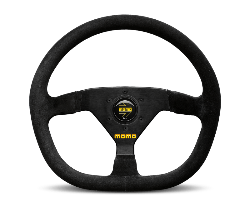 MOMO - Momo MOD88 Steering Wheel 320 mm - Black Suede/Black Spokes - Demon Performance