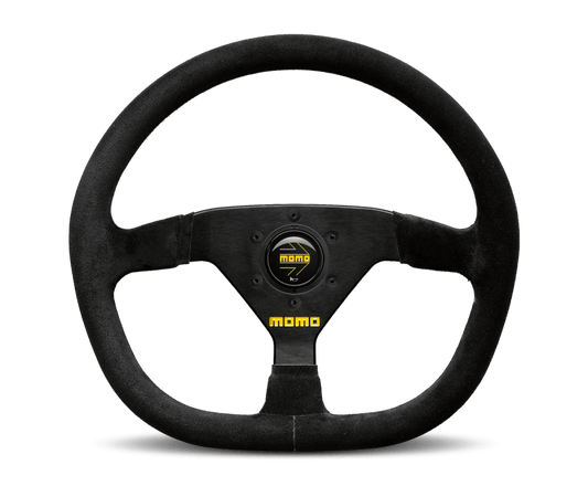 MOMO - Momo MOD88 Steering Wheel 320 mm - Black Suede/Black Spokes - Demon Performance