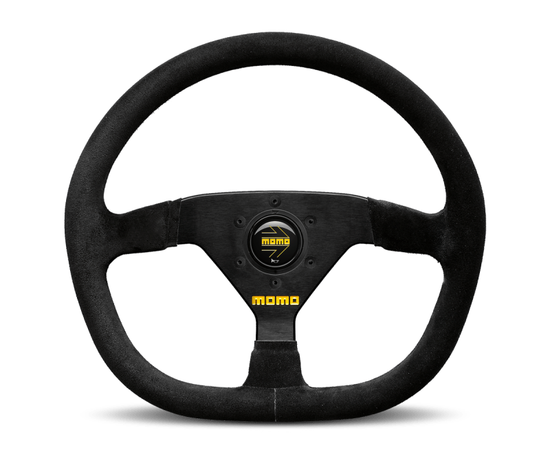 MOMO - Momo MOD88 Steering Wheel 350 mm - Black Suede/Black Spokes - Demon Performance