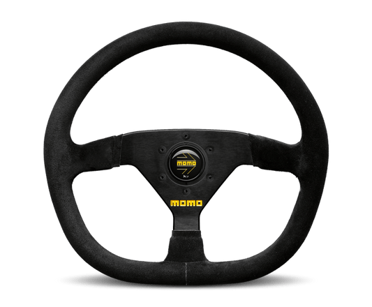 MOMO - Momo MOD88 Steering Wheel 350 mm - Black Suede/Black Spokes - Demon Performance
