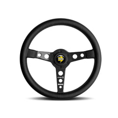 MOMO - Momo Prototipo 6C Steering Wheel 350 mm - Black Leather/Gry St/Cbn Fbr Spoke - Demon Performance