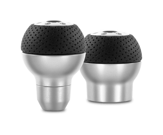 MOMO - Momo Race Shift Knob - Aluminum, Black Airleather Insert - Demon Performance