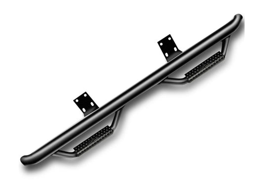 N - Fab - N - Fab Nerf Step 04 - 15 Nissan Titan King Cab - Tex. Black - Cab Length - 3in - Demon Performance