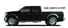N - Fab - N - Fab Nerf Step 04 - 15 Nissan Titan King Cab - Tex. Black - Cab Length - 3in - Demon Performance