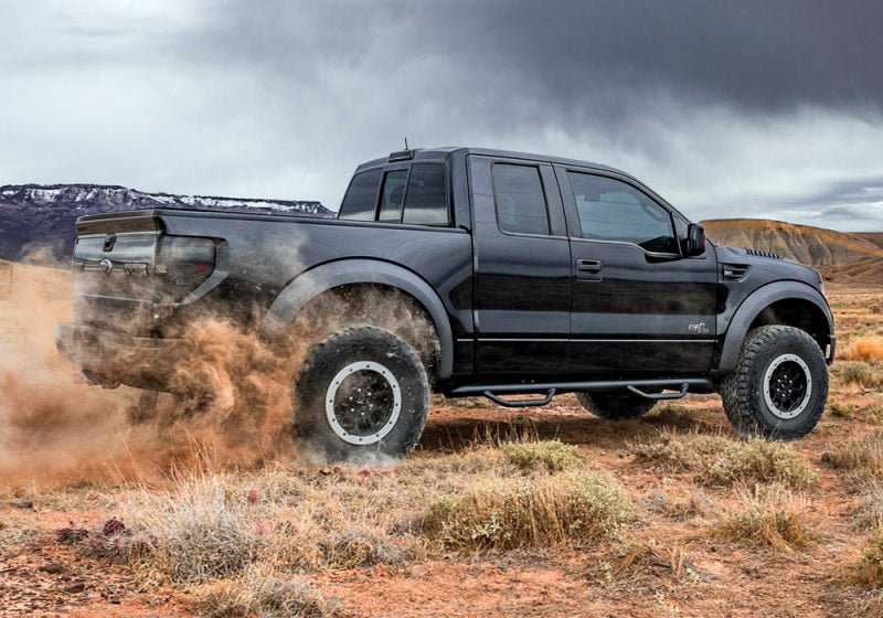 N - Fab - N - Fab Nerf Step 16 - 17 Nissan Titan/Titan XD Crew Cab - Tex. Black - Cab Length - 3in - Demon Performance