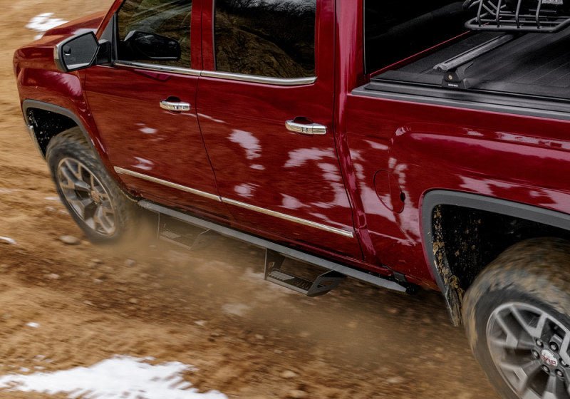N - Fab - N - Fab Predator Pro Step System 16 - 17 Nissan Titan/Titan XD Crew Cab - Tex. Black - Demon Performance