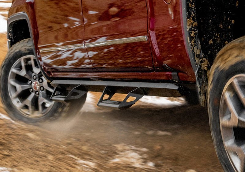 N - Fab - N - Fab Predator Pro Step System 16 - 17 Nissan Titan/Titan XD Crew Cab - Tex. Black - Demon Performance