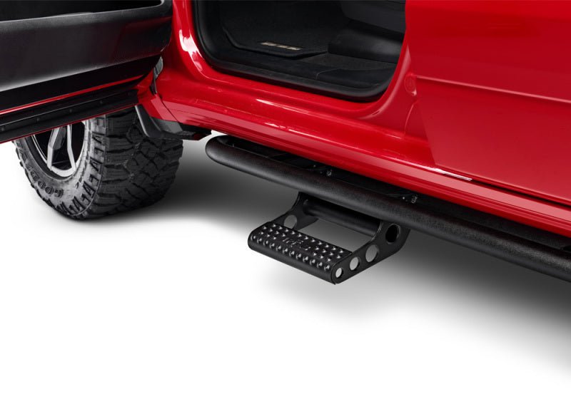N - Fab - N - Fab RKR Step System 2019 Dodge Ram 1500 Crew Cab All Beds - Tex. Black - Cab Length - 1.75in - Demon Performance