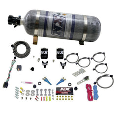 Nitrous Express - Nitrous Express 08 - 10 Dodge Viper EFI Dual Nozzle (100 - 300HP) w/Composite Bottle - Demon Performance