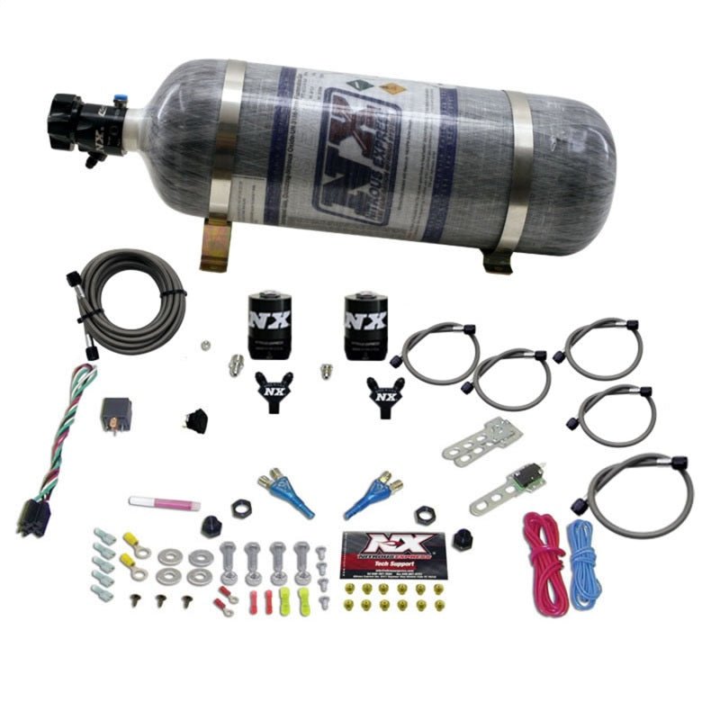 Nitrous Express - Nitrous Express 08 - 10 Dodge Viper EFI Dual Nozzle (100 - 300HP) w/Composite Bottle - Demon Performance