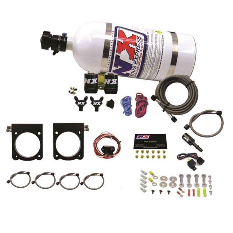 Nitrous Express - Nitrous Express 13 - 17 Dodge Viper (Gen - V) Nitrous Plate Kit (50 - 400HP) w/10lb Bottle - Demon Performance