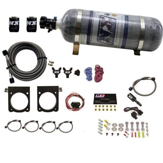 Nitrous Express - Nitrous Express 13 - 17 Dodge Viper (Gen - V) Nitrous Plate Kit (50 - 400HP) w/12lb Bottle - Demon Performance