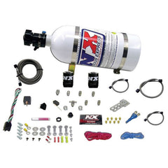 Nitrous Express - Nitrous Express All Sport Compact EFI Single Nozzle Nitrous Kit (35 - 50 - 75HP) w/10lb Bottle - Demon Performance