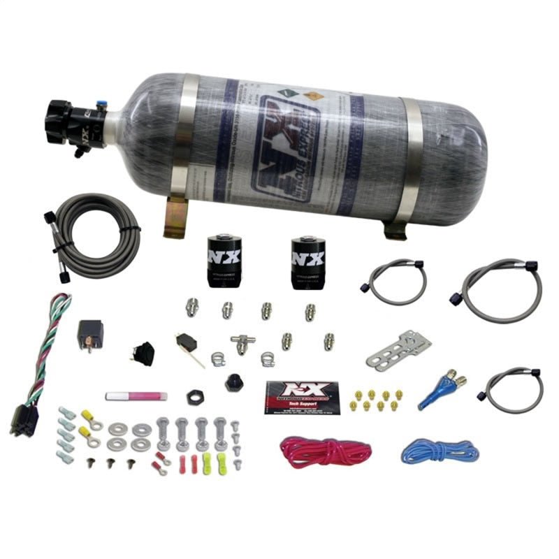 Nitrous Express - Nitrous Express All Sport Compact EFI Single Nozzle Nitrous Kit w/Composite Bottle - Demon Performance