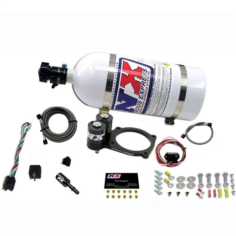 Nitrous Express - Nitrous Express Dodge Hellcat/Demon Nitrous Plate Kit w/10lb Bottle - Demon Performance