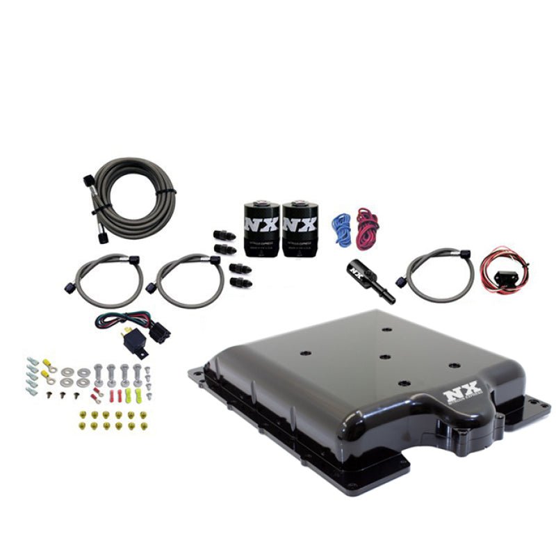 Nitrous Express - Nitrous Express Dodge Hellcat/Demon Supercharger Lid Nitrous Kit (100 - 400HP) w/o Bottle - Demon Performance