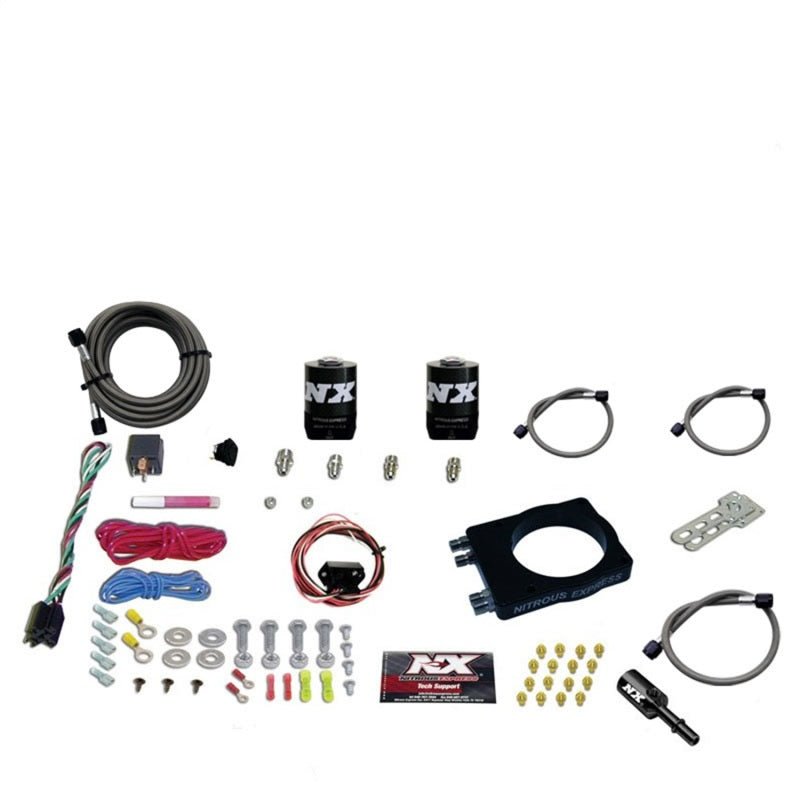 Nitrous Express - Nitrous Express Dodge Hemi Nitrous Plate Kit (50 - 400HP) w/o Bottle - Demon Performance