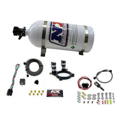 Nitrous Express - Nitrous Express Ford 3.5L/3.7L V6 Nitrous Plate Kit w/10lb Bottle - Demon Performance