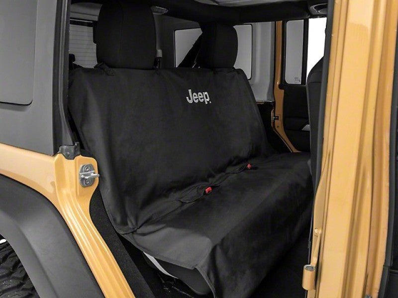 Officially Licensed Jeep - Officially Licensed Jeep Waterproof Pet Guard Seat Cover w/ Jeep Logo - Demon Performance