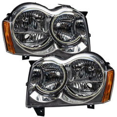 ORACLE Lighting - Oracle 05 - 07 Jeep Grand Cherokee SMD HL (Non - HID) - ColorSHIFT w/ BC1 Controller - Demon Performance