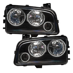 ORACLE Lighting - Oracle 05 - 10 Dodge Charger SMD HL (Non - HID) - Triple Halo - ColorSHIFT w/ BC1 Controller - Demon Performance