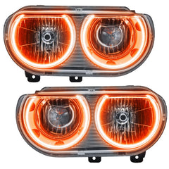 ORACLE Lighting - Oracle 08 - 14 Dodge Challenger SMD HL (Non - HID) - ColorSHIFT w/ BC1 Controller - Demon Performance