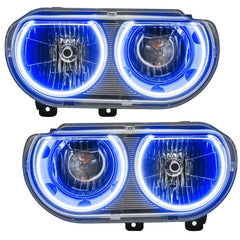 ORACLE Lighting - Oracle 08 - 14 Dodge Challenger SMD HL (Non - HID) - ColorSHIFT w/ BC1 Controller - Demon Performance