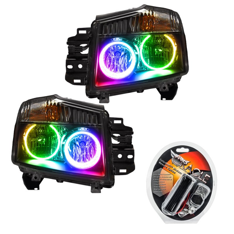 ORACLE Lighting - Oracle 08 - 15 Nissan Titan SMD HL - ColorSHIFT - Demon Performance