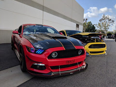 ORACLE Lighting - Oracle 15 - 17 Ford Mustang Dynamic RGB+A Pre - Assembled Headlights - Black Edition - ColorSHIFT - Demon Performance