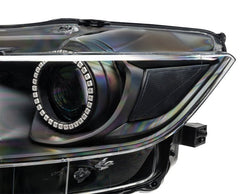 ORACLE Lighting - Oracle 15 - 17 Ford Mustang Dynamic RGB+A Pre - Assembled Headlights - Black Edition - ColorSHIFT - Demon Performance