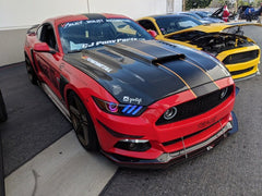 ORACLE Lighting - Oracle 15 - 17 Ford Mustang Dynamic RGB+A Pre - Assembled Headlights - Black Edition - ColorSHIFT - Demon Performance