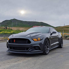ORACLE Lighting - Oracle 15 - 17 Ford Mustang Dynamic RGB+A Pre - Assembled Headlights - Black Edition - ColorSHIFT - Demon Performance