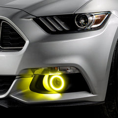 ORACLE Lighting - Oracle 15 - 17 Ford Mustang Dynamic RGB+A Projector Surface Mount Fog Light Halo Kit - ColorSHIFT - Demon Performance