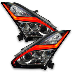 ORACLE Lighting - Oracle 15 - 21 Nissan GT - R RGB+W (Lightning Bolt) Headlight DRL Upgrade Kit - ColorSHIFT - Demon Performance